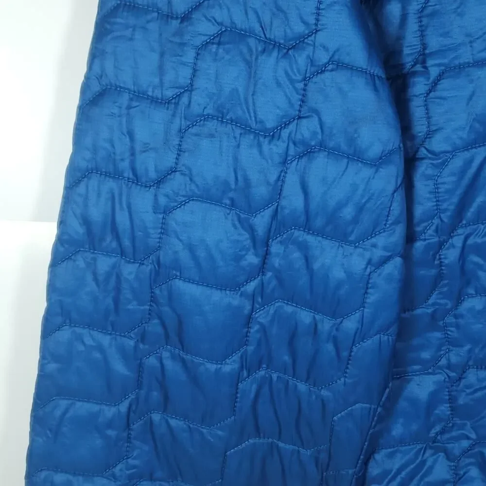 The North Face Men's ThermoBall Sz S Blue Lightweight Full Zip Puffer Jacket
